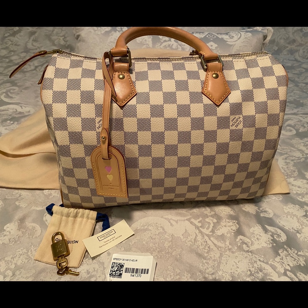 🌸Louis Vuitton Speedy 30 Damier Azur🌸